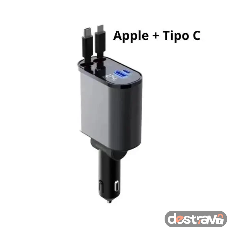 Charger Pro - Carregador 4 em 1 Automotivo