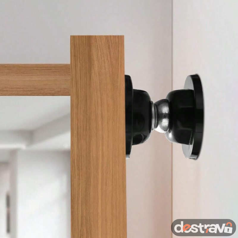 Trava Porta Magnético em Aço inoxidável