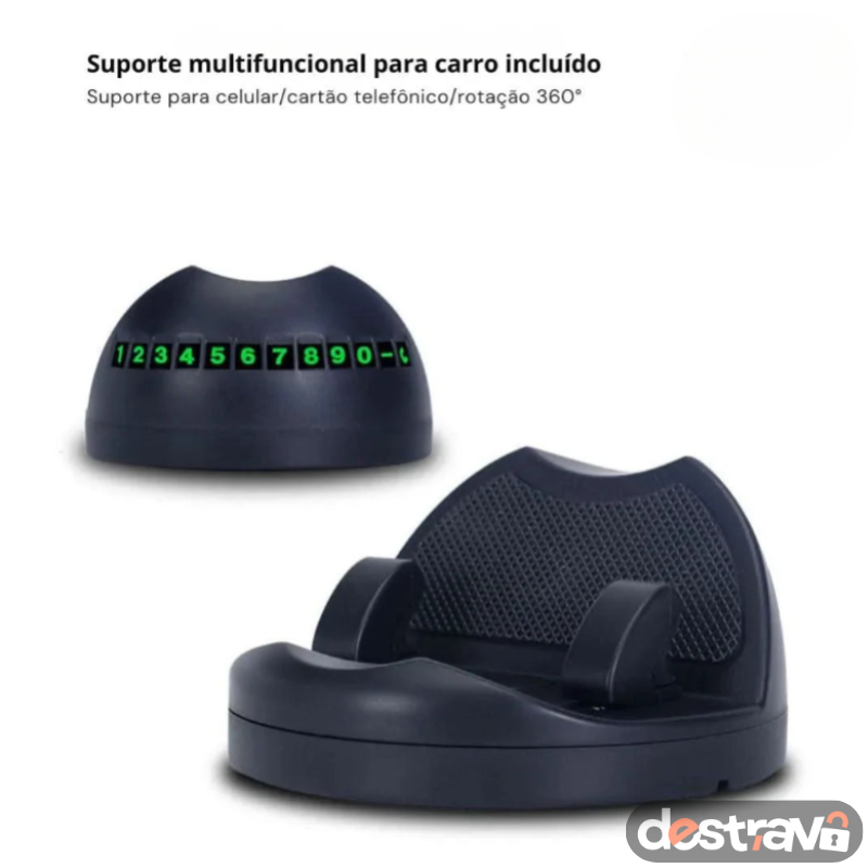 Suporte de Celular Para Carro Giratório 360°