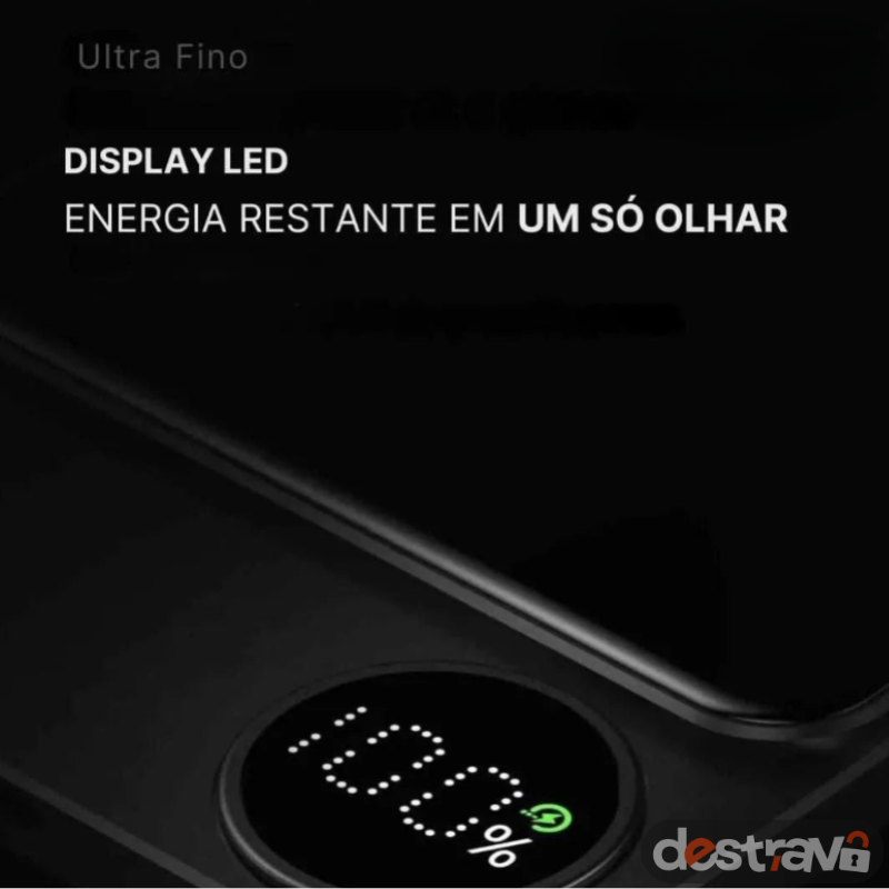 Carregador Portátil por Indução Sem Fio