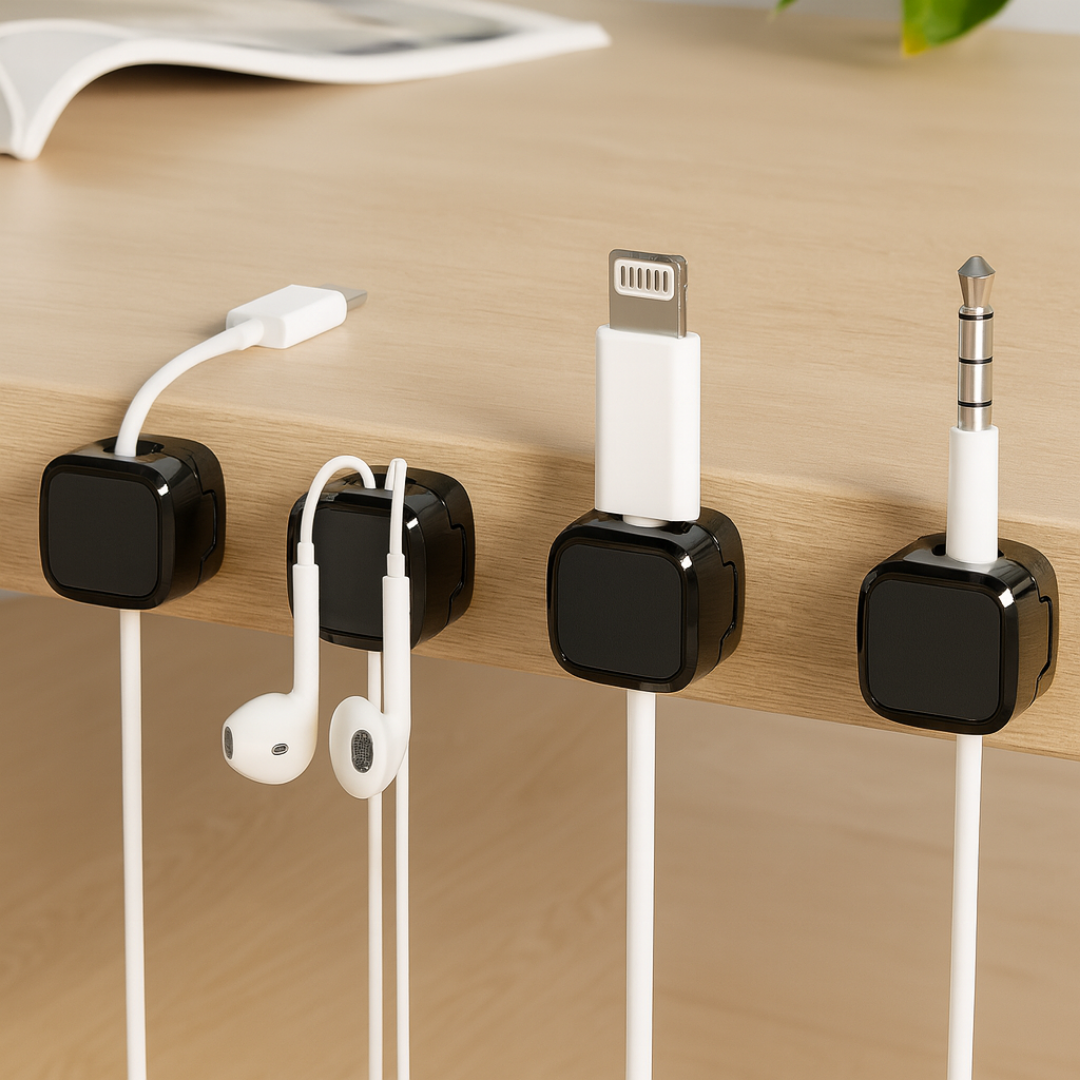 CaboFix - Kit Organizador de Cabos Magnético