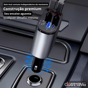 Charger Pro - Carregador 4 em 1 Automotivo