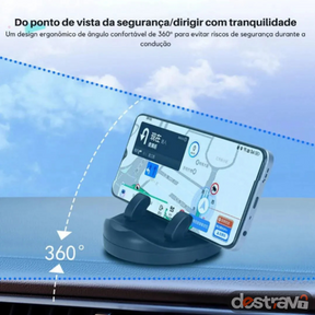Suporte de Celular Para Carro Giratório 360°